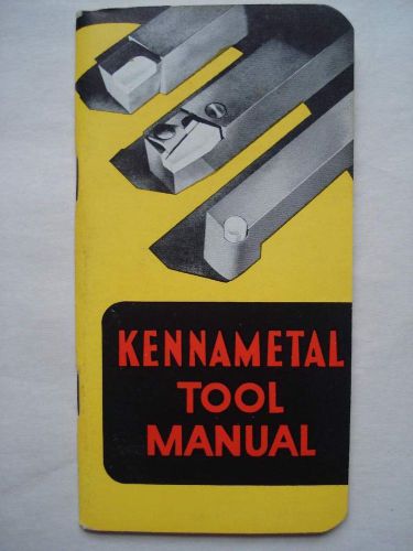Kennametal Tool Manual No. 6 (June 1949)