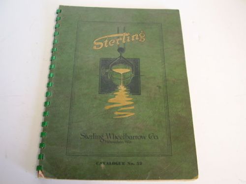 Sterling Wheelbarrow and foundry Equipment Catalog original