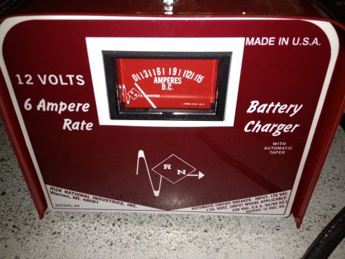 RN Model 60 Battery Charger Car Truck Made In USA 12 Volt 6 Amp USA MADE QUALITY