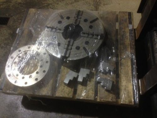 21&#034; 4-JAW EXTENDED STROKE CHUCK WITH JAWS