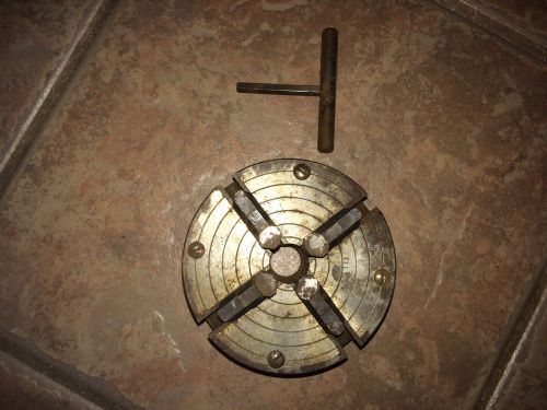 4 &#034; 4-Jaw Independent Lathe Chuck-Used
