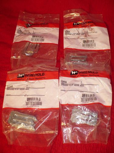 Wiremold Walker/Infloor System-Ground Clip HDWE #0290A- 4 bags, 4 clips ea.