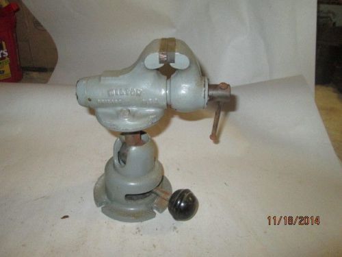 MACHINIST MILL LATHE  Small Micro Wilton Baby Bullet Vise on Swivel Stand 2&#034; Jaw