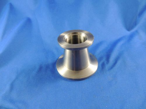 MDC 840000? High Vacuum Tubing Stainless Nipple Reducer Flange 3/4 &amp; 1 1/4&#034; Open