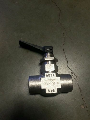 -swagelok, whitey ss-1gf4 toggle valve 1/4&#034; npt for sale