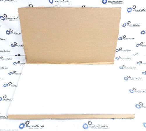 UNUSED! ACETAL ACETYL DELRIN ? PLASTIC RECTANGULAR STOCK SHEET 30&#034; X 17&#034; X 3/4&#034;