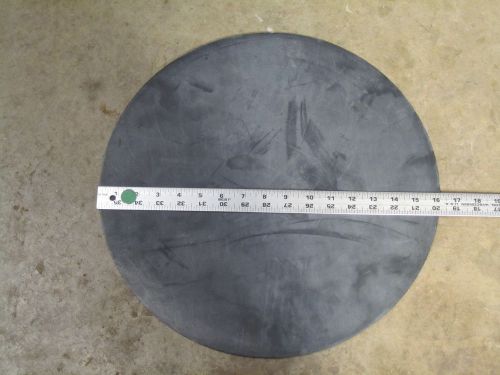 3/16&#034; x 16 1/4 black neoprene rubber disc disk