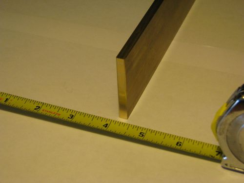 BRONZE FLAT BAR 1/4&#034; X 2&#034; X 9-3/8&#034;, 385 ALLOY, WIEGHT = 1 LB- 6.8 OZ