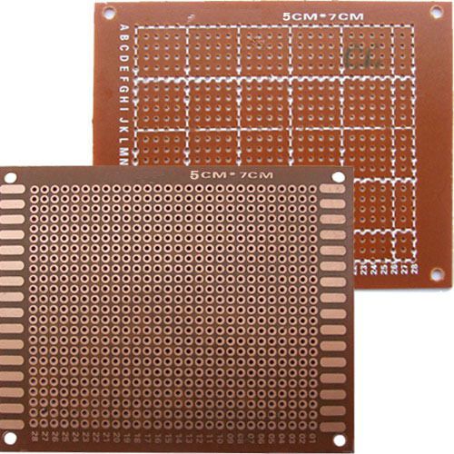 100PC Soldering Printed Circuit Board 5 X 7CM Blank PCB