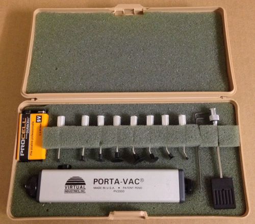 Porta-vac pv2000 portable battery operated vacuum handling tool for sale