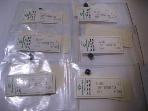 Lot of 6 Micro-Mechanics .180 Rubber Tip R1-180 Vacuum Holder Original Pack NOS