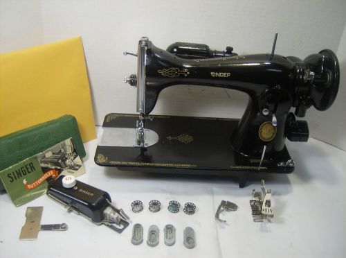 Singer 15-91 Heavy Duty Industrial Strength Sewing Machine - New Wiring