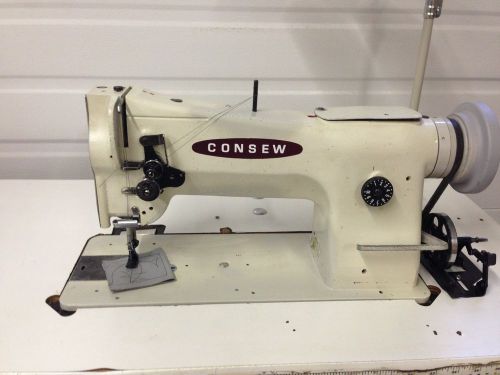 Consew  206rb-4 leather walking foot  big bobbin +rev industrial sewing machine for sale