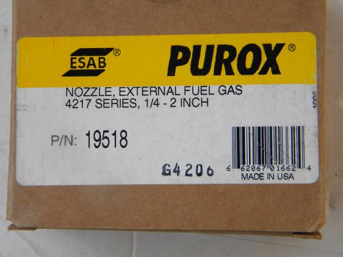 New box of 10 esab purox 4217  series cutting tip &amp; dayco twin welding hose 12.5 for sale