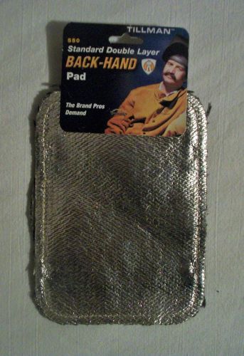 Welders heavy duty high temperature tillman back hand pad  welding protection for sale