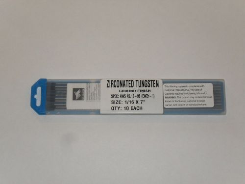 1/16&#034; tungsten - brown zirconiated electrodes for sale