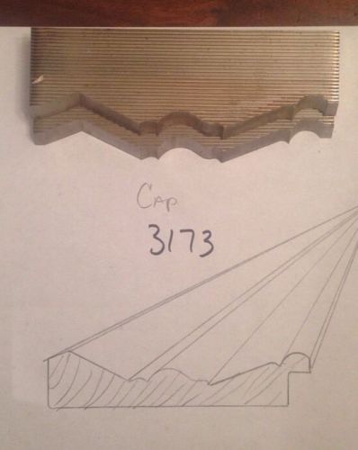 Lot 3173 Cap Moulding Weinig / WKW Corrugated Knives Shaper Moulder