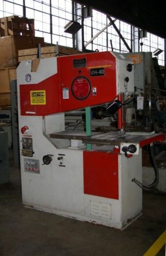 Dake Vertical Band Saw, Yr-94&#039; w/ Hydraulic Table Feed. Model-VH40, Throat- 41&#034;