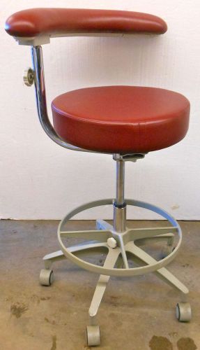 [no make/model] dental stool, dentist&#039;s chair, ppc alum base, pneumatic lift, u for sale
