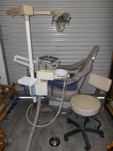 Dental Operatory DentalEZ J Chair, Ampco Unit &amp; Cuspidor, Pelton LF-1 Light