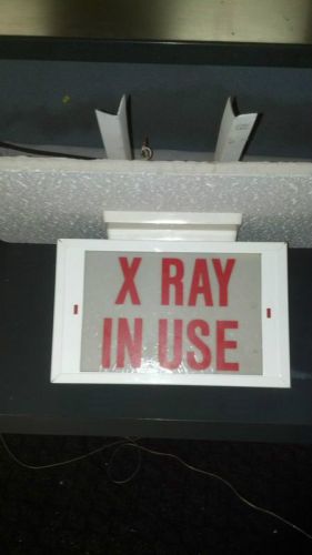 SIGN: “X-RAY IN USE”