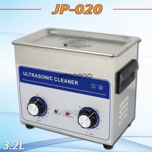 3.2l ultrasonic cleaner heater mechanical 100w watch jewelery dental tatoo 220v for sale