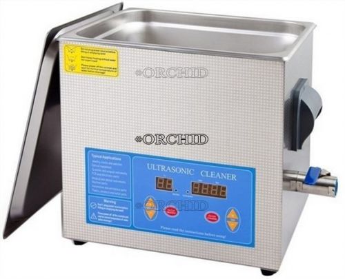 Professional 13l liter digital ultrasonic cleaner timer&amp;heater w/cleaning basket for sale