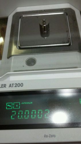 Mettler AT200 Analytical Balance w/ Ainsworth Calibration Weights, Near Perfect