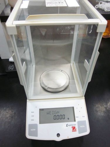Ohaus explorer analytical scale eo2139 120 gm x .001 for sale