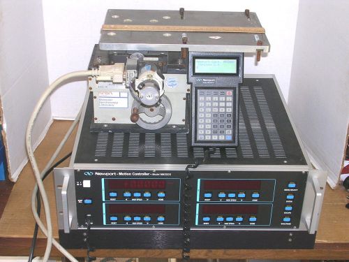 Newport MM3000 Motion Controller,MM3000-K Keypad,UTM50CC1HL Linear Stage,Working
