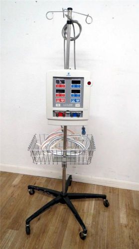 Zimmer ats 2000 automatic tourniquet system w 1  set tubing &amp; cart warranty for sale
