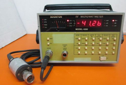 Boonton rf microwattmeter model 4200 with probe for sale