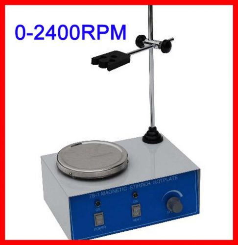 78-1 Magnetic Stirrer Mixer with Hot Plate 1000ml 0-2400RPM Free shipping to US