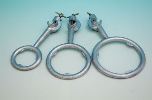 Lab Aluminum Alloy Ring Stand, Support ring Swivel Clamp (3 pieces )new