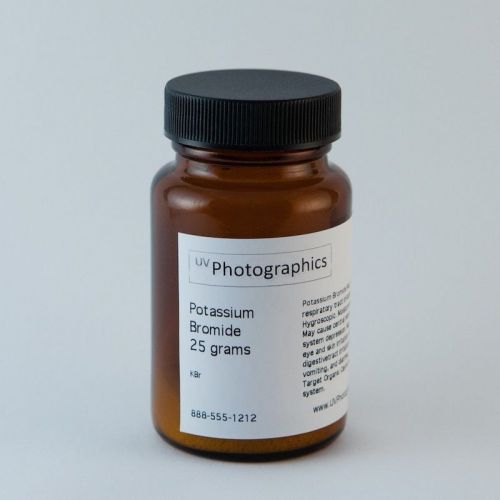 Potassium Bromide - 25 grams - Use to make  Collodion for Wet Plate Photography