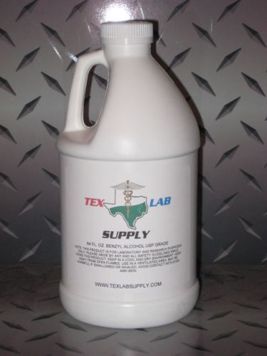 TEX LAB SUPPLY 64 Fl. Oz. Benzyl Alcohol USP Grade - Sterile FREE SHIPPING!