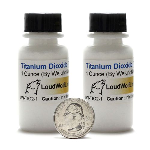 Titanium Dioxide / Fine Powder / 2 Ounces / 99.99% Pure / SHIPS FAST FROM USA