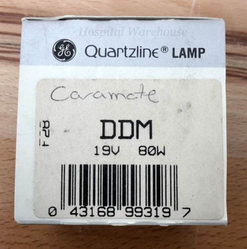 Ge ddm 19v 80w mr16 gx5.3 clear 2pin halogen lamp or surgical endo for sale