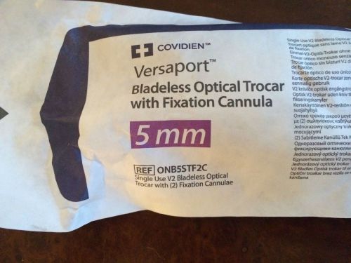 Covdien Versaport Bladeless Optical Trocar Ref ONB5STF2C