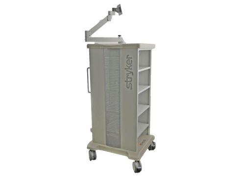 Stryker 240-099-001 Mobile Auxiliary Multi-Specialty Medical Endoscopy Cart