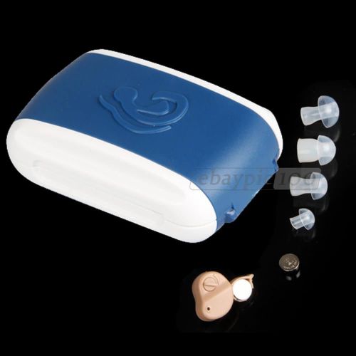 Small In Ear Volume Adjustment Hearing Aid Aids Invisible Best Sound Amplifier