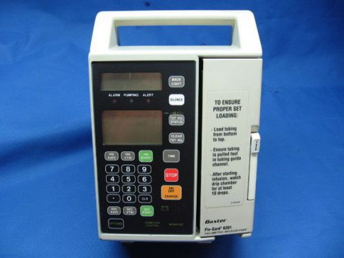 Baxter Flo-Gard 6201 Infusion Pump - New Battery, Warranty, and Certified