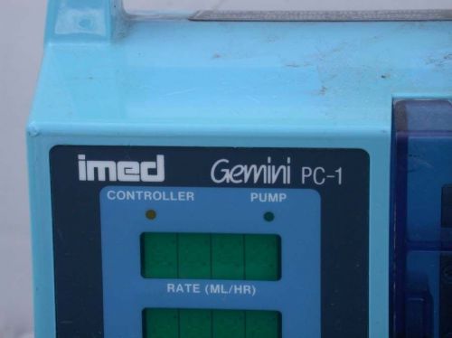 Imed Gemini PC-1 volumetric  infusion pump Free S&amp;H