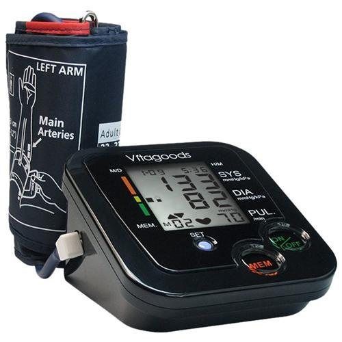 Vitagoods digital pulse desktop blood pressure monitor - 90 reading(s) - black for sale