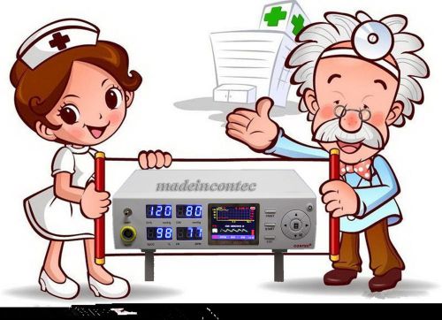 Ce contec cms5000b portable blood pressure,spo2,vital signs icu patient monitor for sale