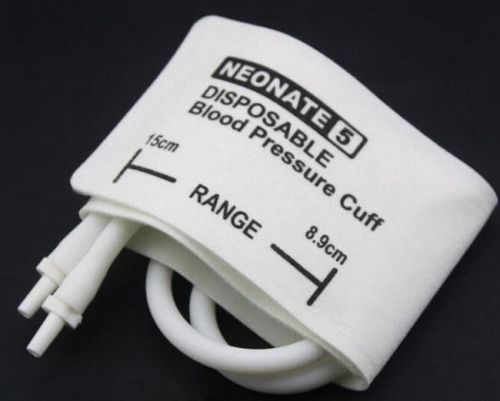 10pcs Compatible disposable NIBP cuff / Neonate, double tube, 8.9-15cm. YLD1316