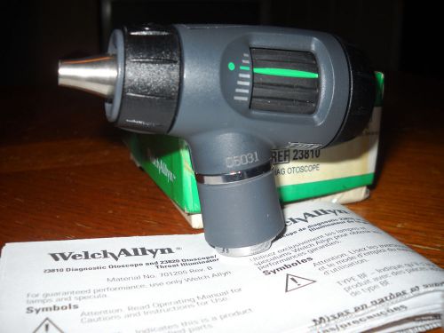 WELCH ALLYN 23810-3.5V MACROVIEW DIAGNOSTRIC OTOSCOPE - HEAD ONLY - NEVER USED