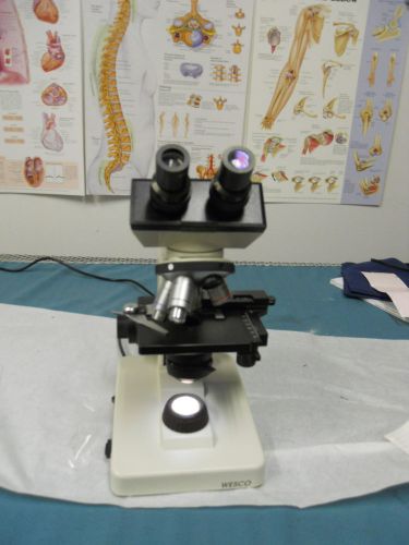 Wesco bio vu 2300 clinical medical lab microscope for sale