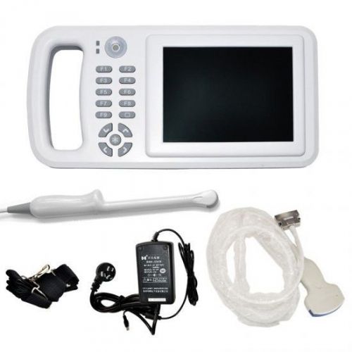 Hot bid, full digital laptop led ultrasound scanner +convex+transvaginal 2probes for sale