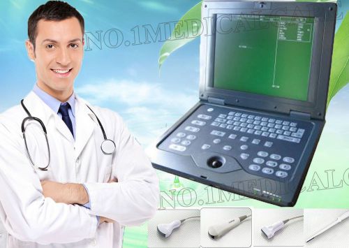 High resolution Smart Book B-Ultrasound Scanner Diagnostic Systems + 3 Probes